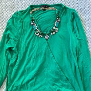 Banana Republic Green Blouse
